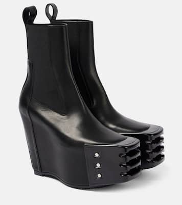 Botas chelsea con cuña Porterville de piel | Rick Owens