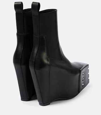 Botas chelsea con cuña Porterville de piel | Rick Owens