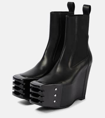 Botas chelsea con cuña Porterville de piel | Rick Owens