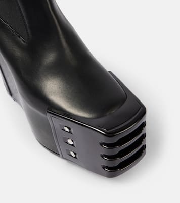 Botas chelsea con cuña Porterville de piel | Rick Owens