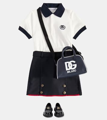 Borsa in pelle con logo | Dolce&Gabbana Kids