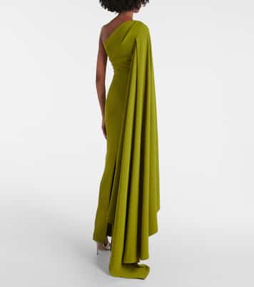 Daria one-shoulder gown | Solace London