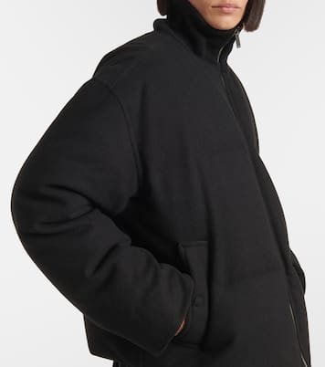 Veste doudoune en laine mélangée | Toteme