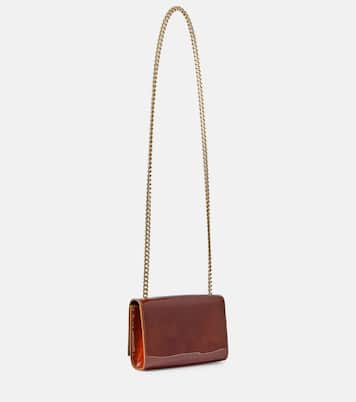Portafoglio Kate Small in vernice con tracolla | Saint Laurent