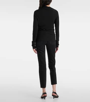 Top in jersey con ruches | Toteme