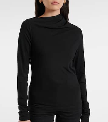 Top in jersey con ruches | Toteme