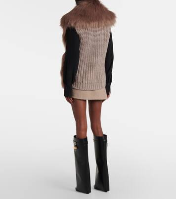 Veste sans manches en fourrure synthétique | Givenchy