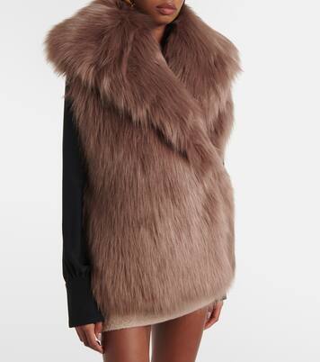 Veste sans manches en fourrure synthétique | Givenchy