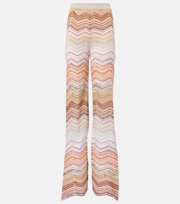 Weite Hose aus Strick mit Pailletten | Missoni