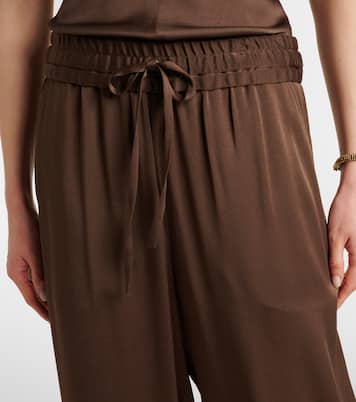 Kendry satin wide-leg pants | Isabel Marant