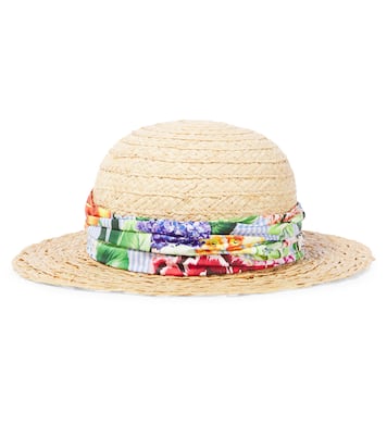 Cappello DG in rafia | Dolce&Gabbana Kids