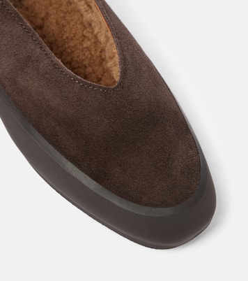 Ballerine Apres Ski in suede e shearling | Le Monde Béryl