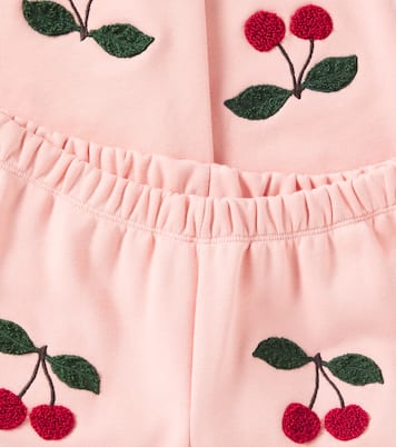 Pantaloni sportivi Lou Terry con ricamo | Konges Sløjd