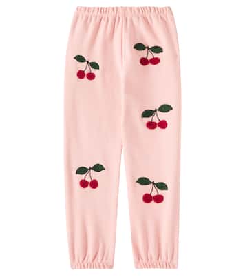 Pantaloni sportivi Lou Terry con ricamo | Konges Sløjd