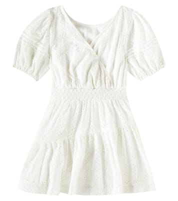 Abito Chantal in cotone sangallo | Poupette St Barth Kids