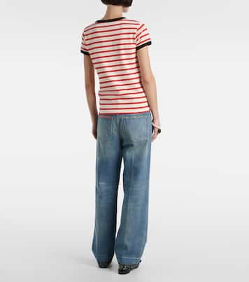 Camiseta Chez Valentino en jersey de algodón | Valentino