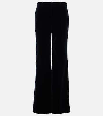 Cotton velvet flared pants | Chloé