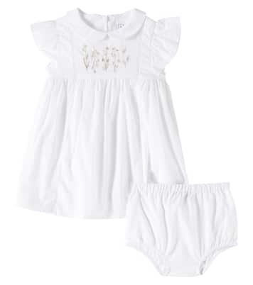 Baby - Abito in cotone con volant e culottes | Tartine et Chocolat