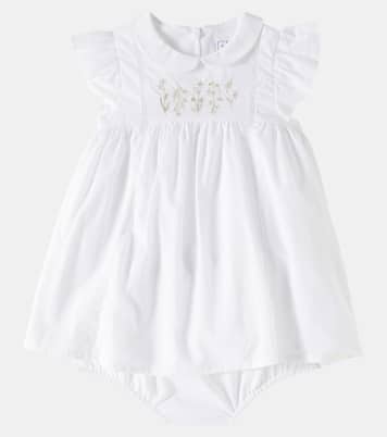 Baby - Abito in cotone con volant e culottes | Tartine et Chocolat