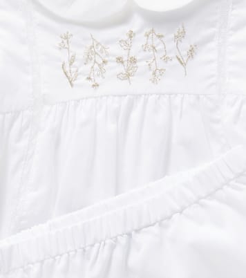 Baby - Abito in cotone con volant e culottes | Tartine et Chocolat