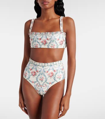 Bedrucktes Bikini-Höschen Nopal Mosqueta | Agua by Agua Bendita