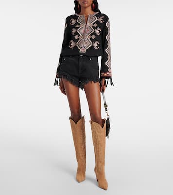 Botas altas Santia Botta 85 de ante | Christian Louboutin