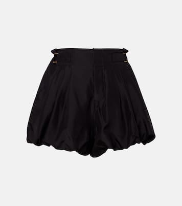 Shorts de seda habotai con cinturón | Chloé