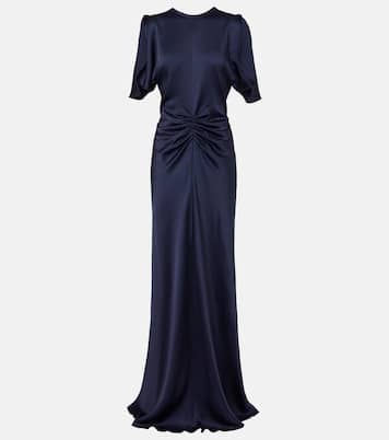 Robe aus Satin | Victoria Beckham