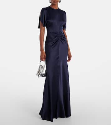 Robe aus Satin | Victoria Beckham