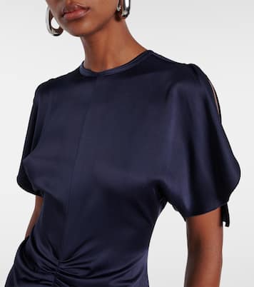 Robe aus Satin | Victoria Beckham