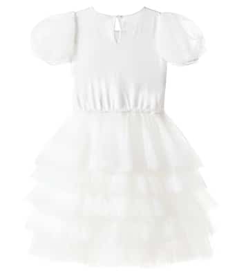 White Orchid embellished tulle dress | Tutu Du Monde