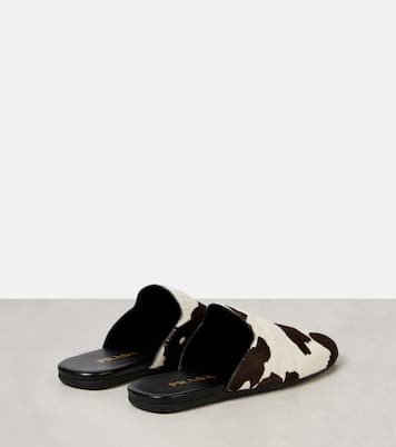 Mules en cuir façon poulain | Prada