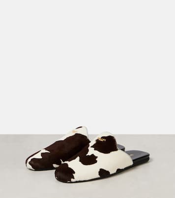 Mules en cuir façon poulain | Prada