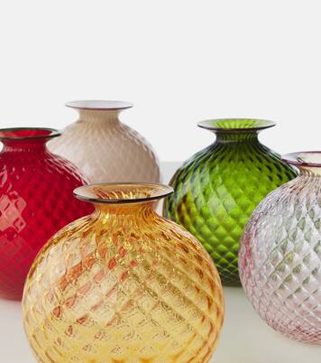 Vaso Monofiori Balloton in vetro di Murano | Venini