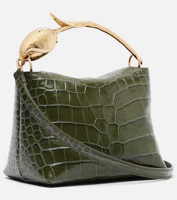 Bloom Mini croc-effect leather tote bag | Erdem