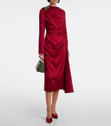 Bloom Mini croc-effect leather tote bag | Erdem