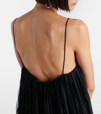Embroidered floral tulle maxi dress | Toteme