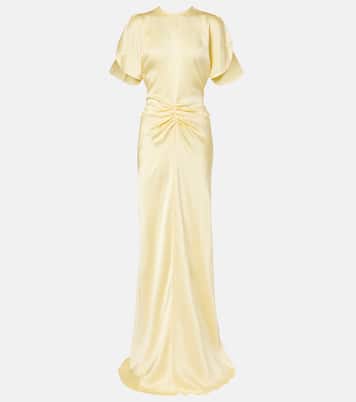 Robe aus Satin | Victoria Beckham