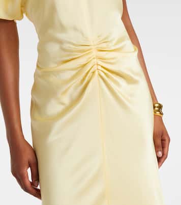Robe aus Satin | Victoria Beckham