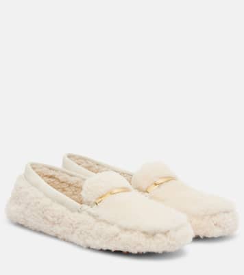 Gommino suede-trimmed driving shoes | Tod's