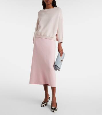 Audrey suede clutch | Khaite