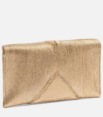 Clutch Vacanza Mini aus Raffiabast mit Leder | Aquazzura