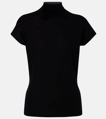 Wool jersey top | Vince