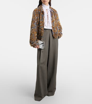 Sequined blouson jacket | Dries Van Noten