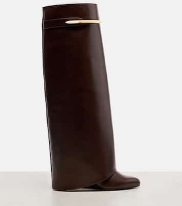 Shark 95 leather knee-high boots | Givenchy