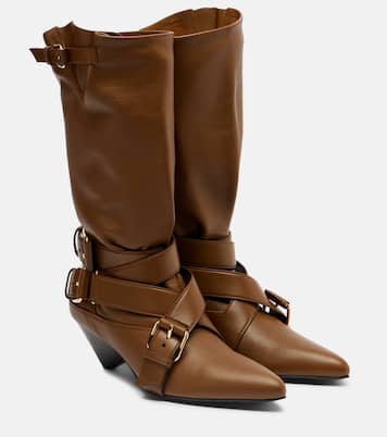 Orla 50 leather knee-high boots | Zimmermann