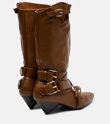 Orla 50 leather knee-high boots | Zimmermann