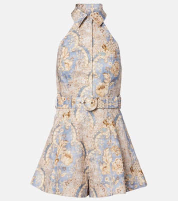 Jumpsuit corta Daylight con stampa | Zimmermann
