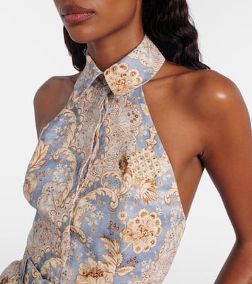 Jumpsuit corta Daylight con stampa | Zimmermann