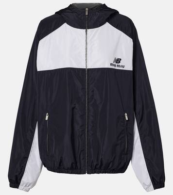 x New Balance poplin track jacket | Miu Miu